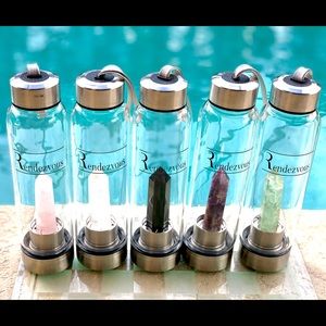 Crystal water bottle